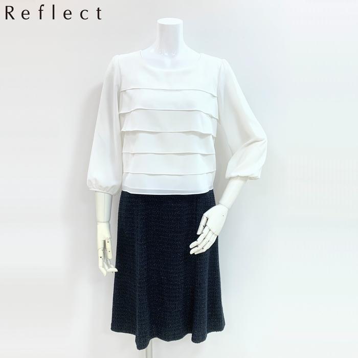 Reflect 幾何柄フレアスカート 571-79269 reflect リフレクト Reflect 幾何柄フレアスカート 571-79269 reflect リフレクト