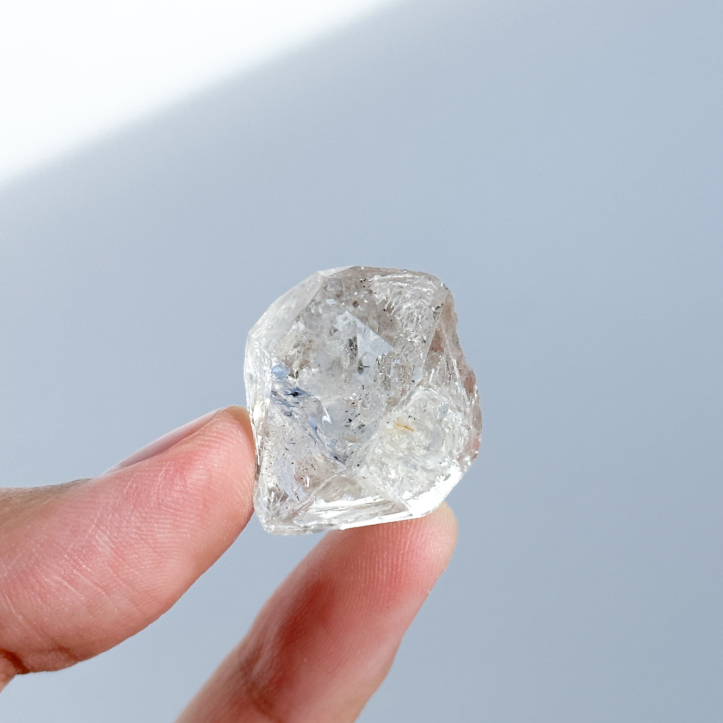 パキスタン産 ハーキマータイプ水晶92◇Herkimer type Clear Quartz◇ 天然石・鉱物・パワーストーン