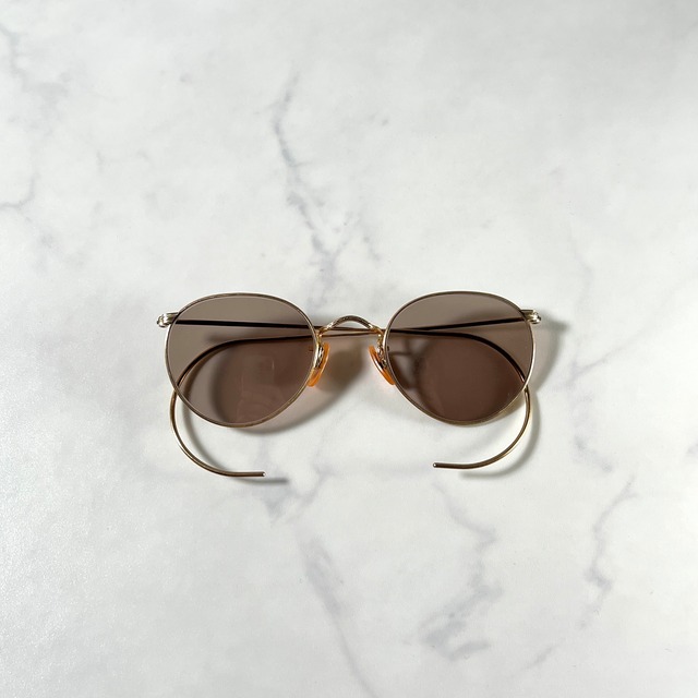 B＆L】ボシュロム/ ボストン ラウンドフレームサングラス 1/10 12KGF  