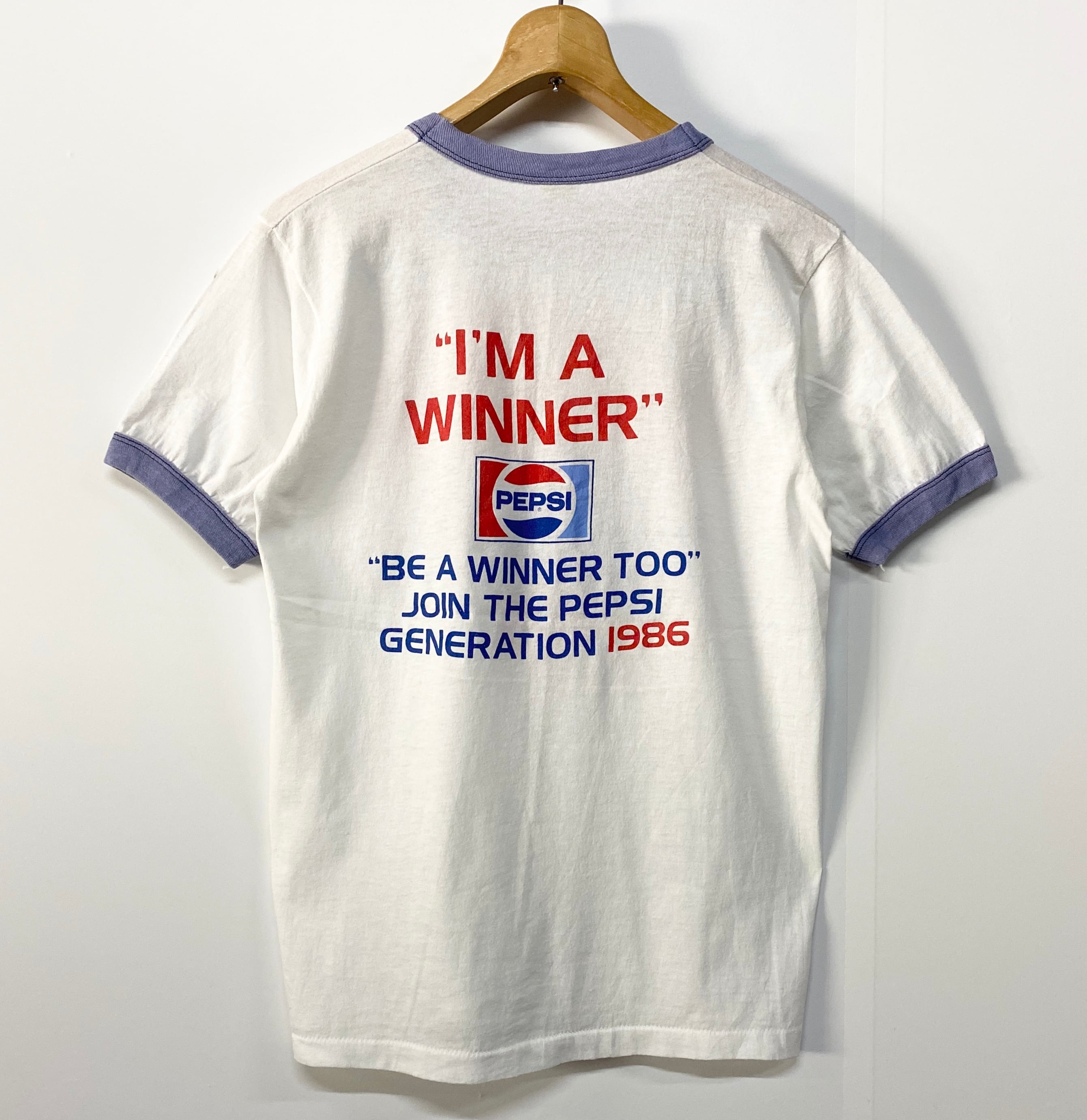 80年代 PEPSI ペプシ リンガーTシャツ プリントTシャツ ...