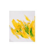 筆文字アーティスト YUIアート作品「黄色の花束」