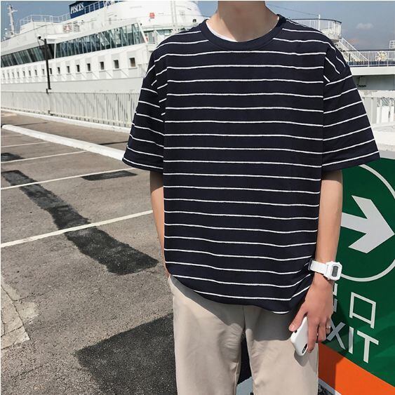 全4色 ボーダー バイカラー メンズ Tシャツ カットソー 