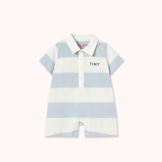 TINYCOTTONS/Stripes Knit Polo One-Piece