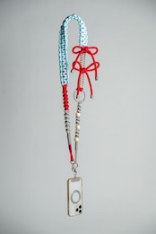 2way thick ribbon strap Red