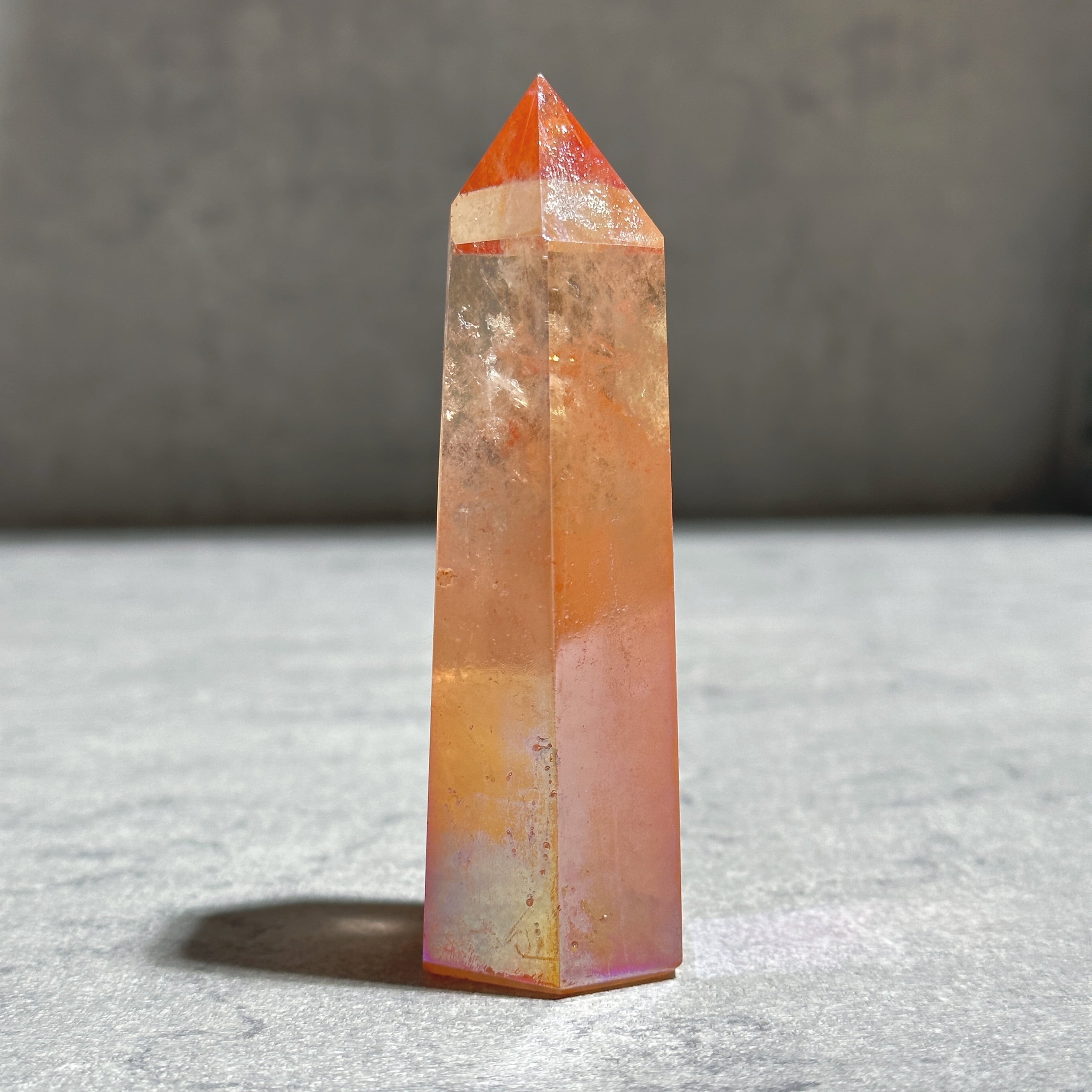 オレンジオーラクォーツ タワー05◇ Orange Aura Quartz ◇天然石