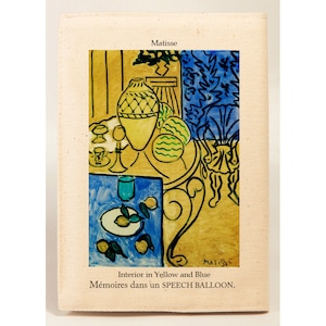 Henri Matisse アンリー・マティス　2 スピーチバルーンのブックカバー