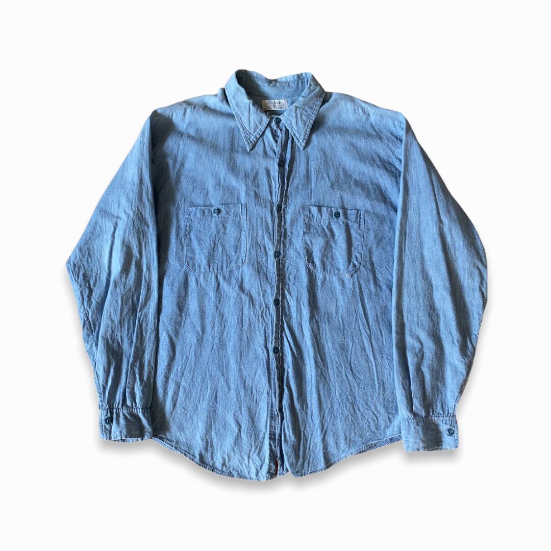 70s good repair Beltex chambray shirt