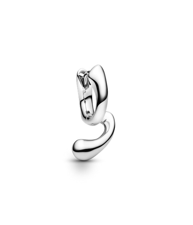 MARIA BLACK マリア・ブラック/ Coily Huggie Pierced Earring - Silver/ ピアス