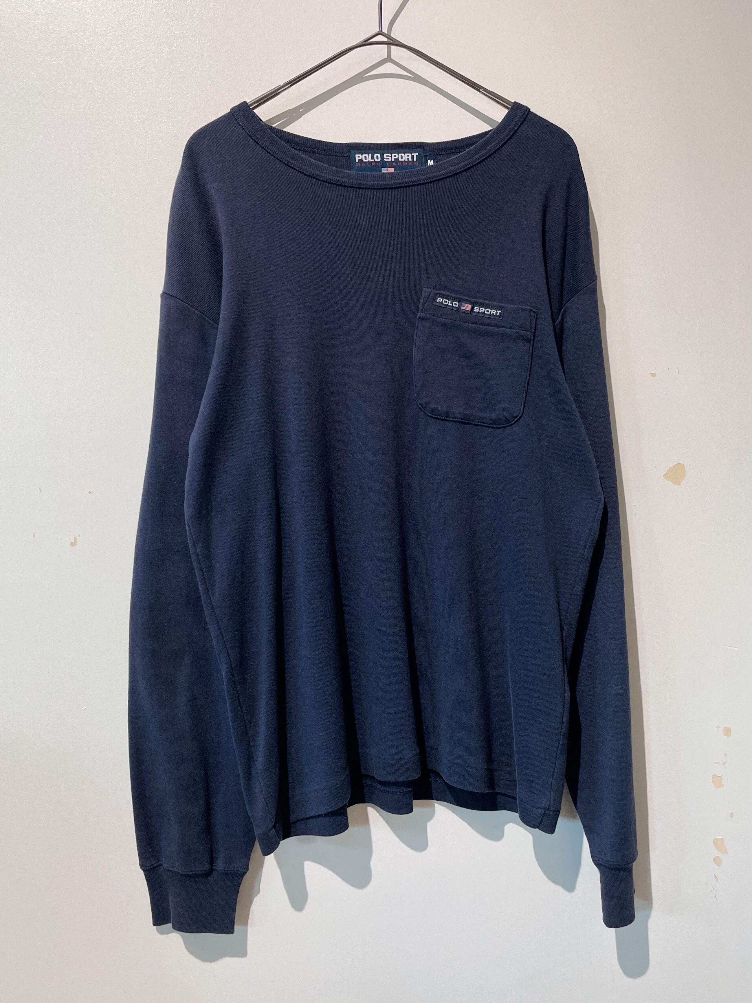 (CS1119)POLO SPORTS pocket long sleeve T-shirts