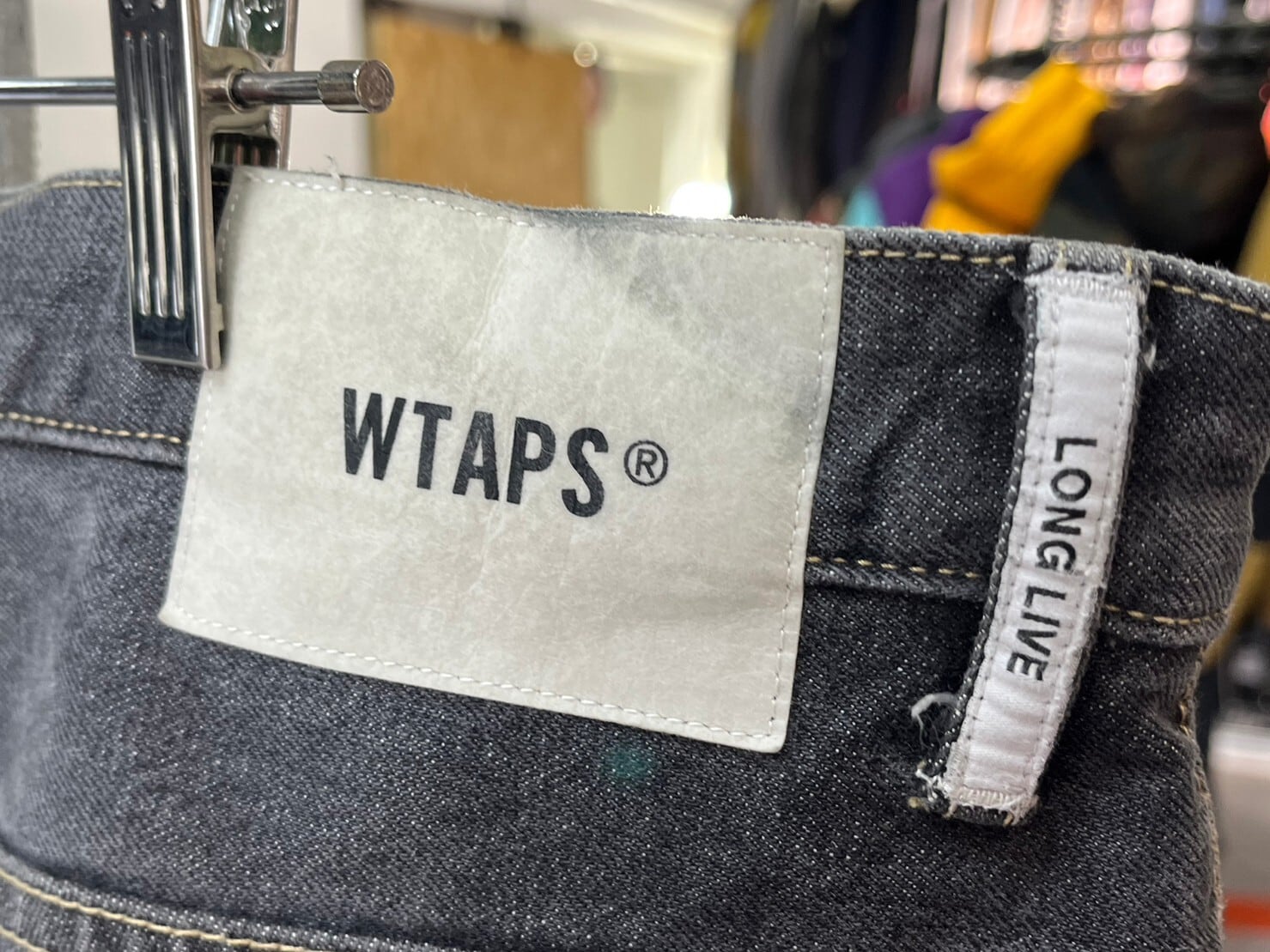 WTAPS BLUES BAGGY 02 TROUSERS DENIM BLACK 04 212WVDT-PTM06 53318