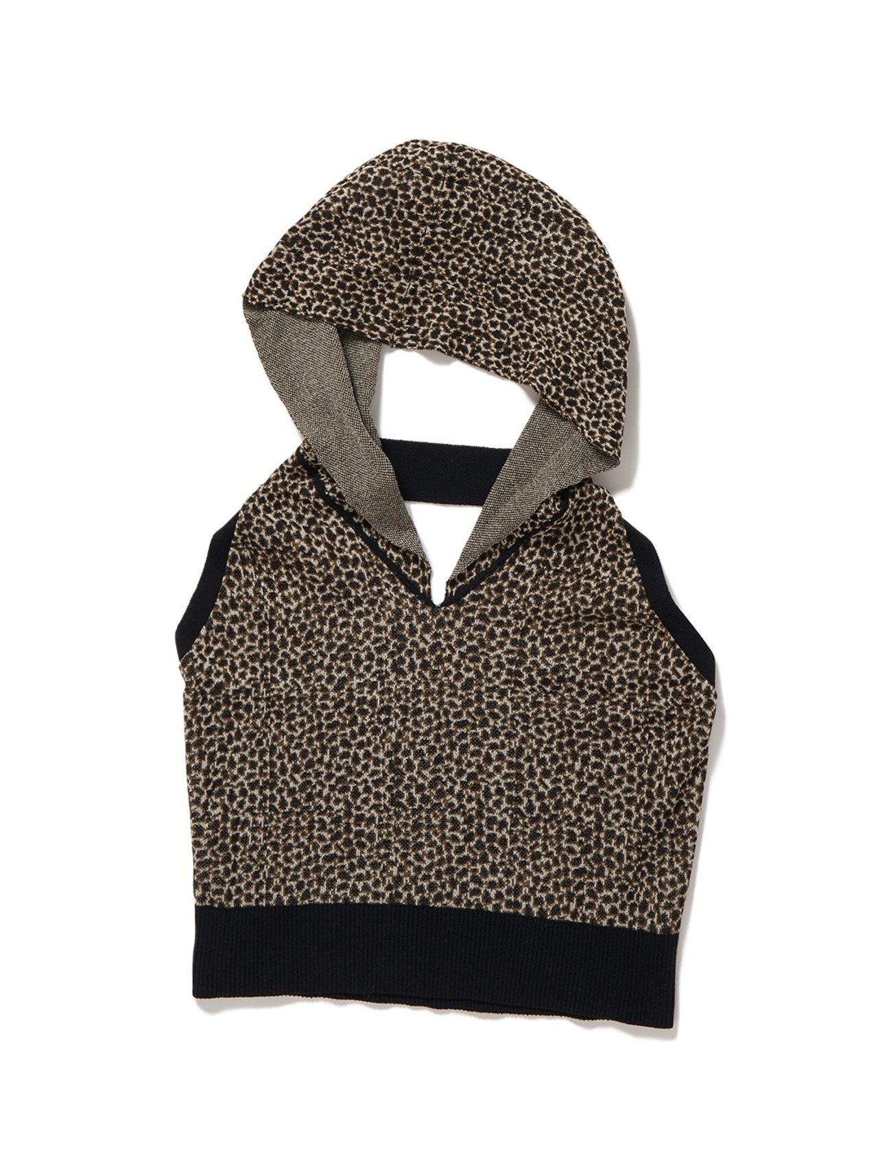 PERVERZE パーバーズ /Cropped Hoodie Knit Top ¥24,200- / フーディー - 4