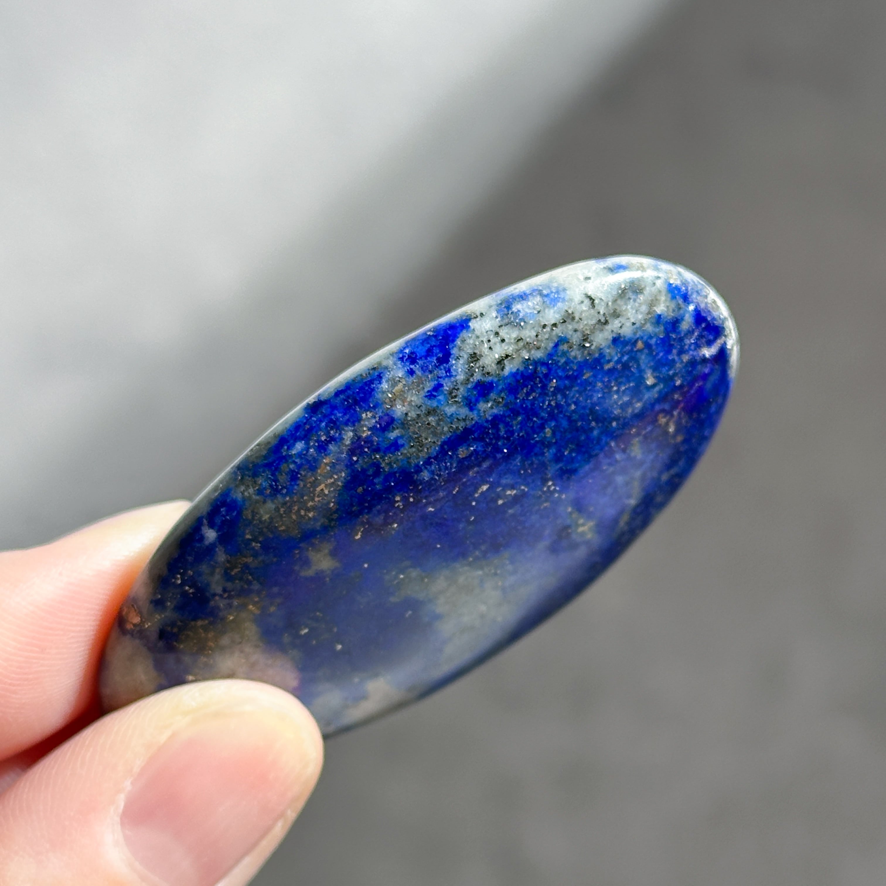 ラピスラズリ パームストーン 01◇ Lapis Lazuli ◇天然石・鉱物