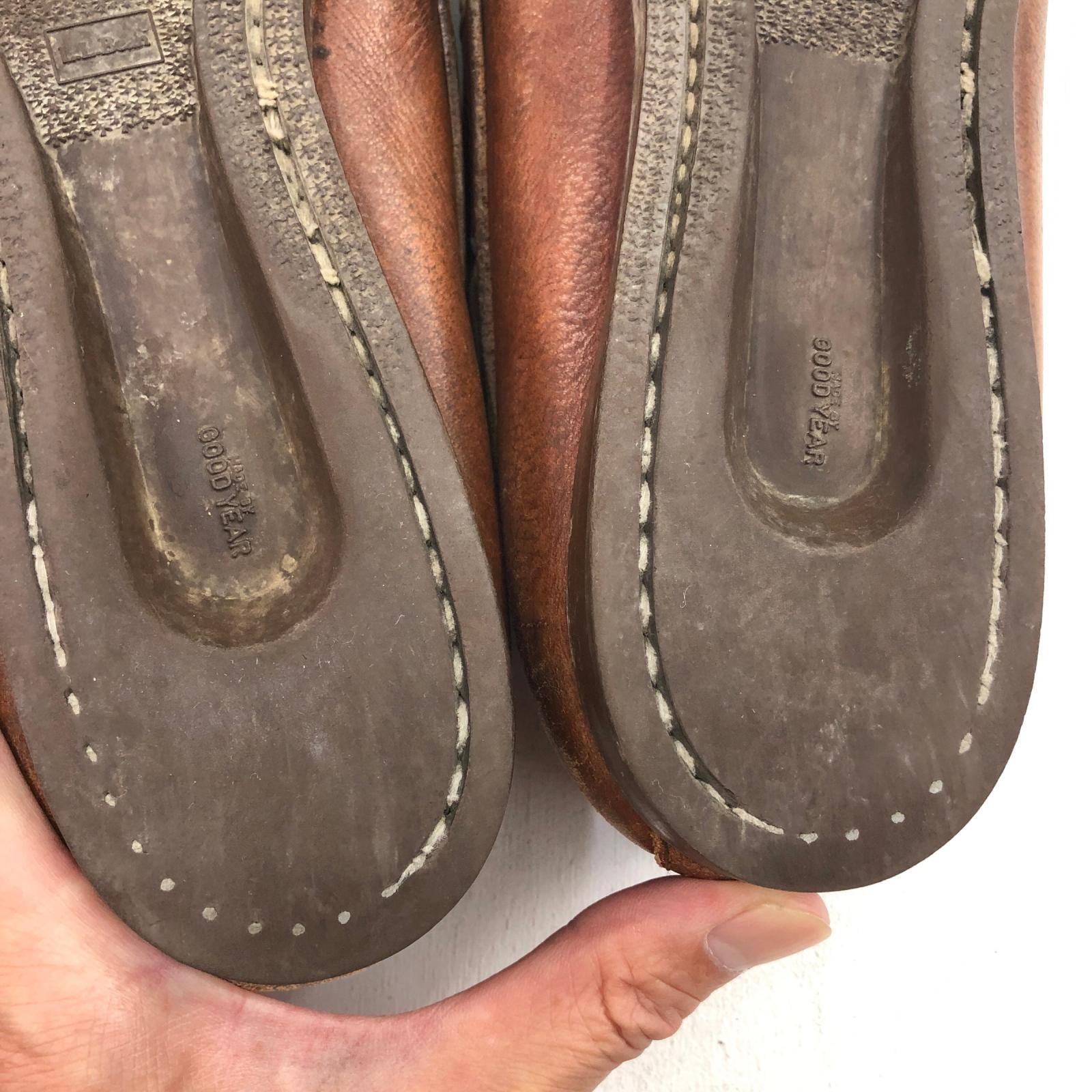 L.L.BEAN エルエルビーン 80- 90年代 あたり レザー モカシン デッキ