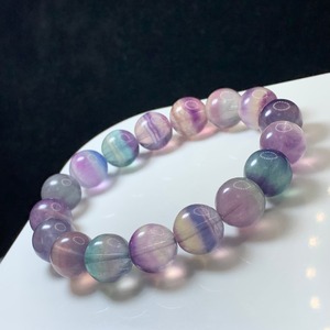 多彩なグラデーションフローライト・ブレスレット