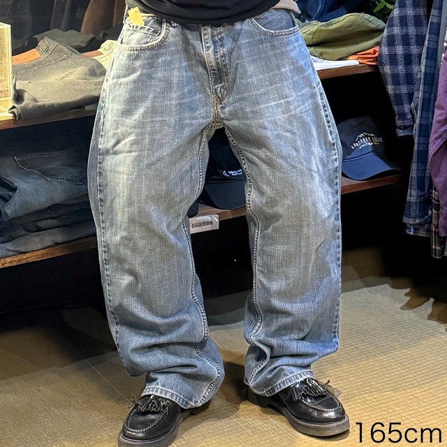 【W38×L30】Levi's559  デニムパンツ　革パッチ
