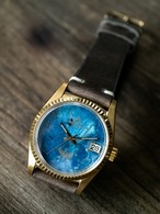 WMT Cabochon – Blue Labradorite Stone / Falcon / Gold Plating Edition