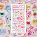 【訳ありセール品】リボンジュエルプチドロップステッカー　HAPPY MARCH