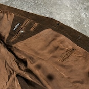 fade brown corduroy tailored jacket