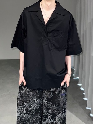 skipper shirt pullover / black
