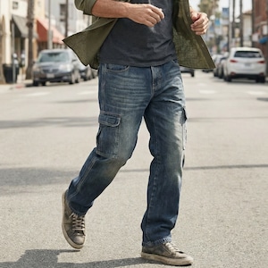 アメリカン ヴィンテージカーゴデニムパンツ　S2362