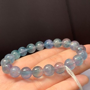 f65幻想的な色合い♪フローライトブレスレット