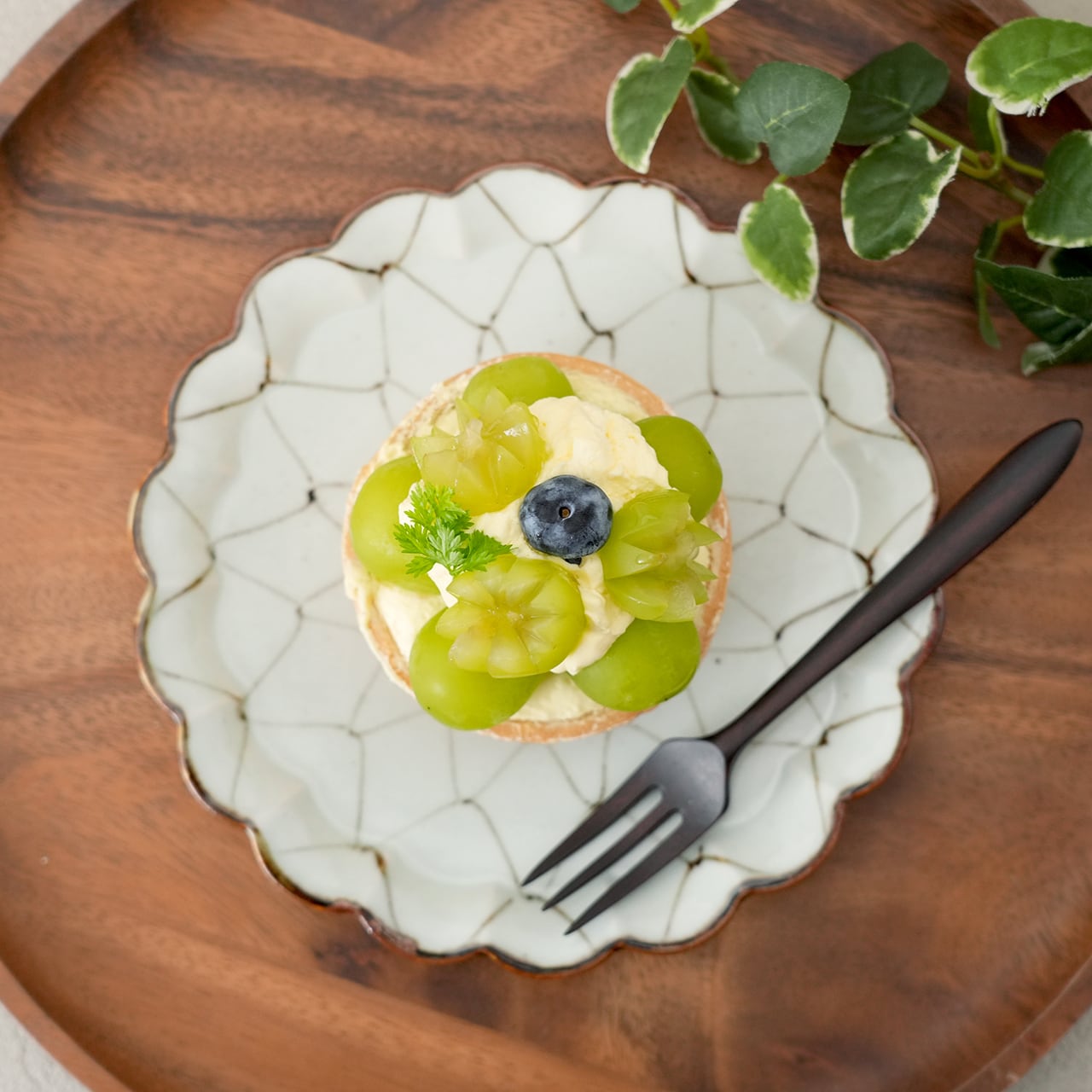 フラワープレート 皓洋窯］フラワープレートM（網絵李朝） | フラッグス