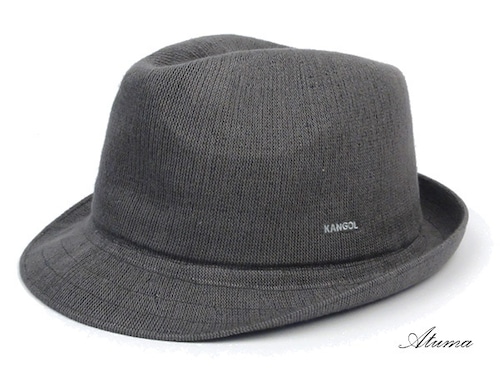 KANGOL・カンゴール/ Bamboo Arnold Trilby （チャコールグレー） ［メッシュ・中折れハット］