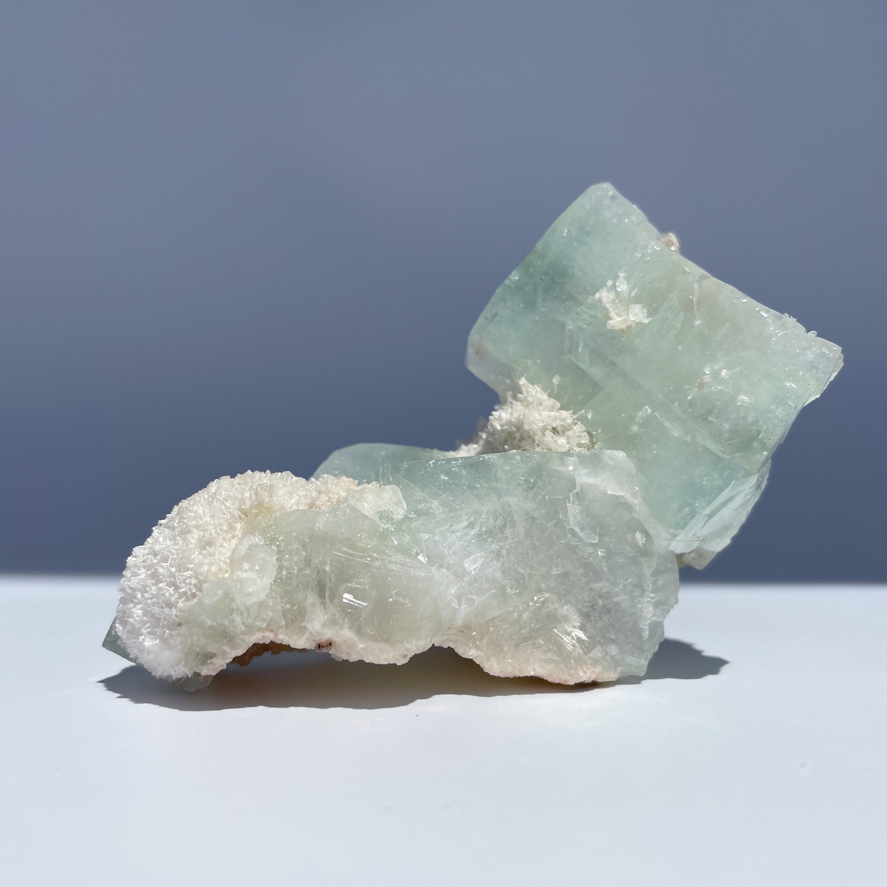 グリーンアポフィライト & モルデナイト04◇Green Apophyllite 