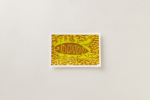 紙版喫茶　へしこポストカード　黄色5枚・ピンク5枚　10枚