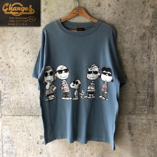GG409 Tシャツ 90s PEANUTS スヌーピー USA製 サングラス