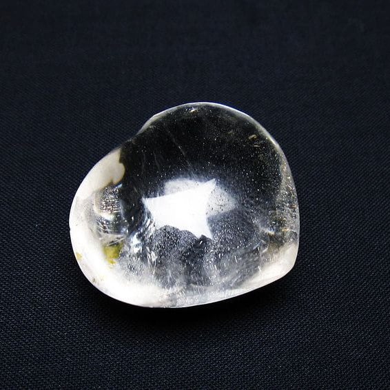 水晶 ハート置物 一点物 145-1537