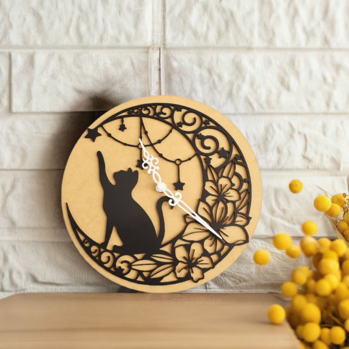 星と月のデザイン掛時計 星と月のデザイン掛時計 楽天市場】星 時計（掛け時計｜置き時計