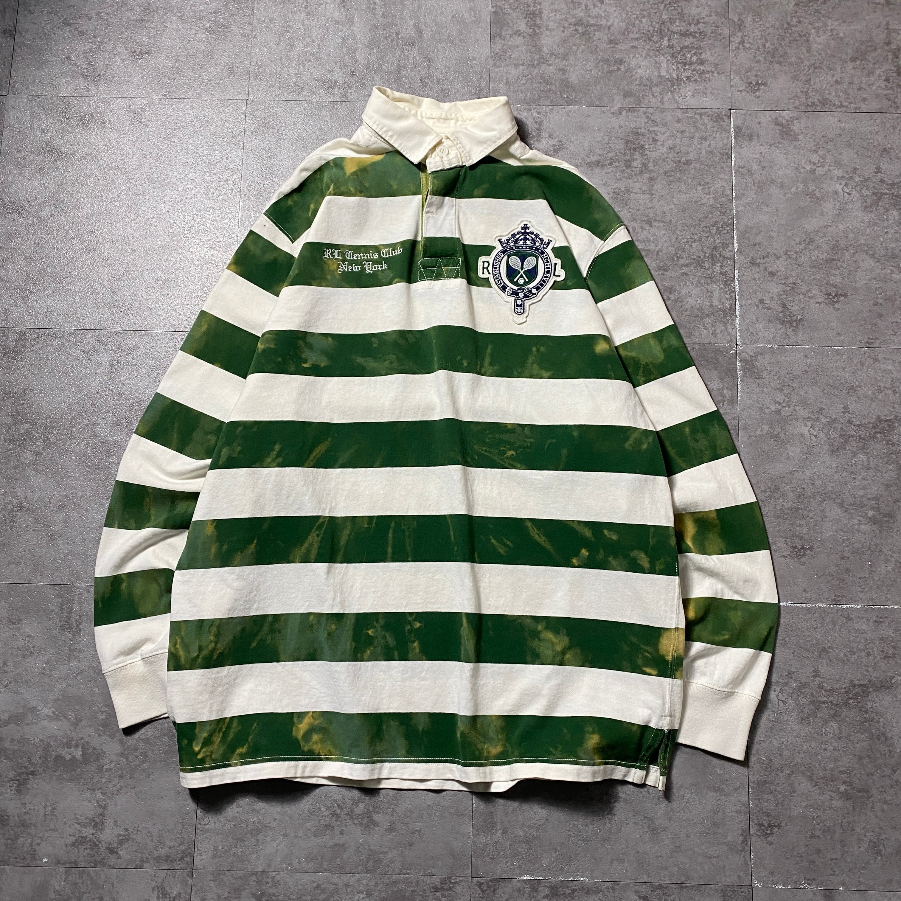 90's Polo by Ralph Lauren ポロバイラルフローレン 刺繍×ワッペン
