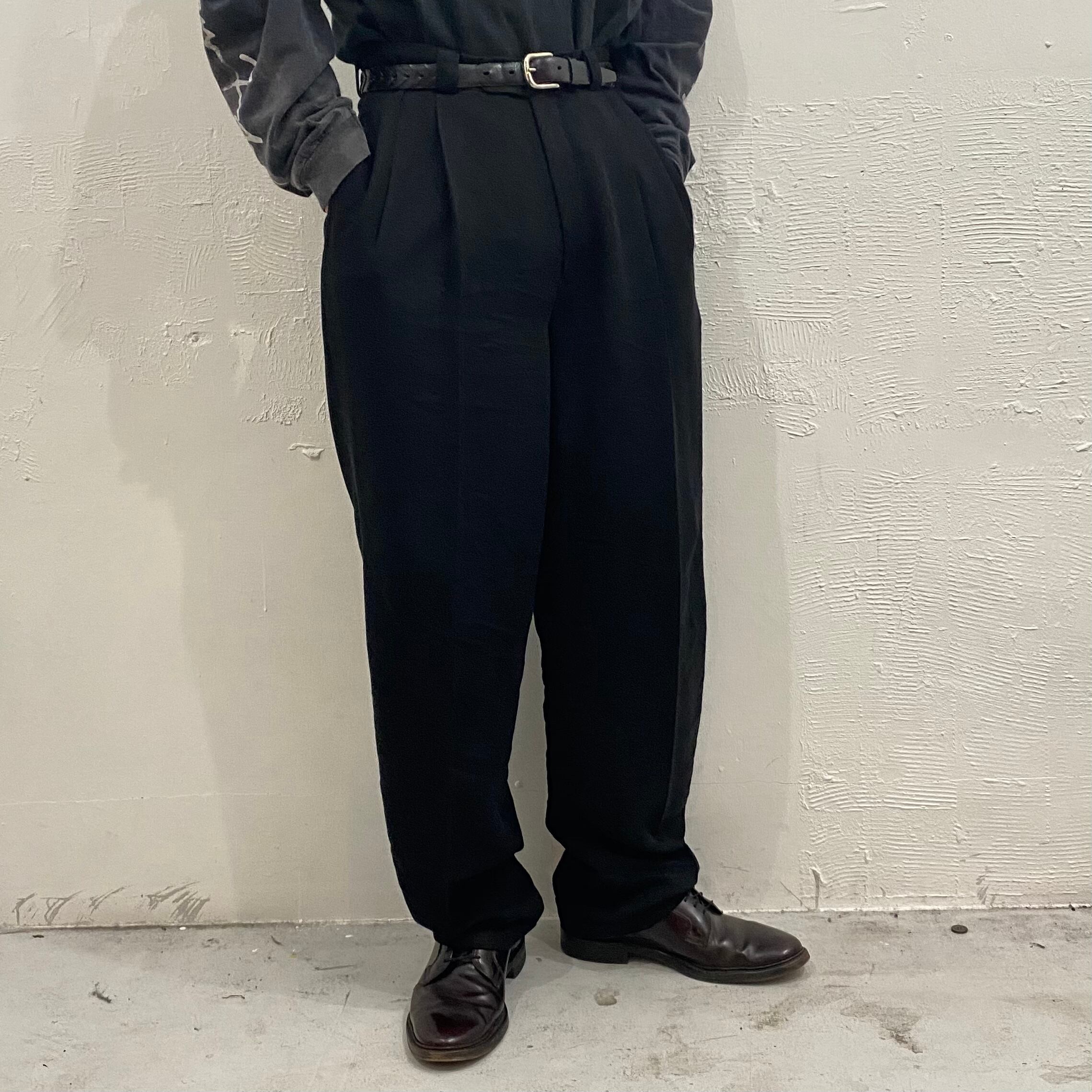 BLACK WIDE SLACKS