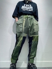 【LongPT36】 再構築 ミリタリージョガーパンツ MILITARY LONG PANTS