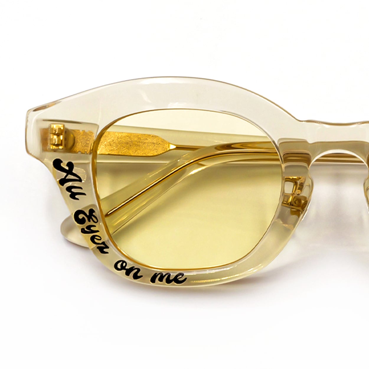 NSH N.S.H Open my way Pale Yellowサングラス