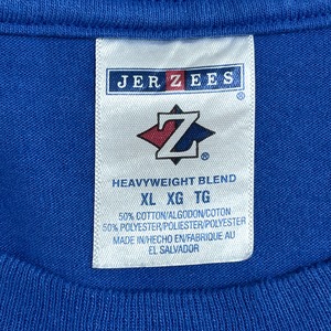 【JERZEES】無地 Tシャツ XL ビッグサイズ プレーン ブルー 半袖 夏物 US古着