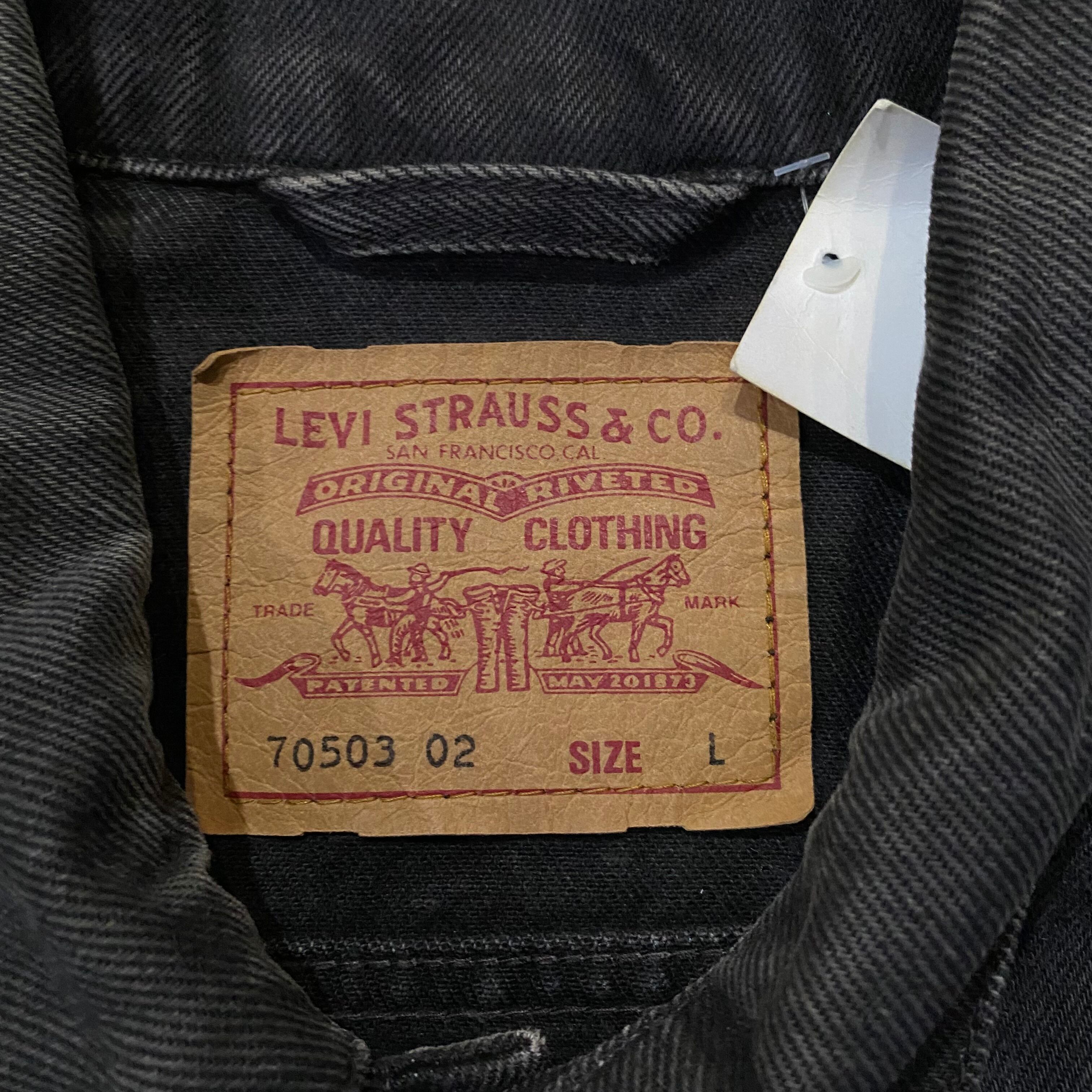 90s Levi's 70503 02 black denim jacket【仙台店】 | What'z up