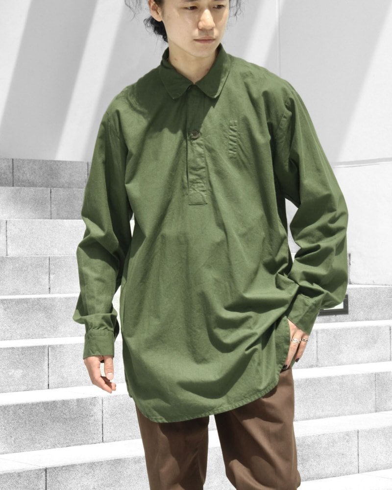 Swedish Army Pullover Shirts スウェーデン軍 DEAD STOCK】Swedish Army Pullover Shirts スウェーデン軍 プル