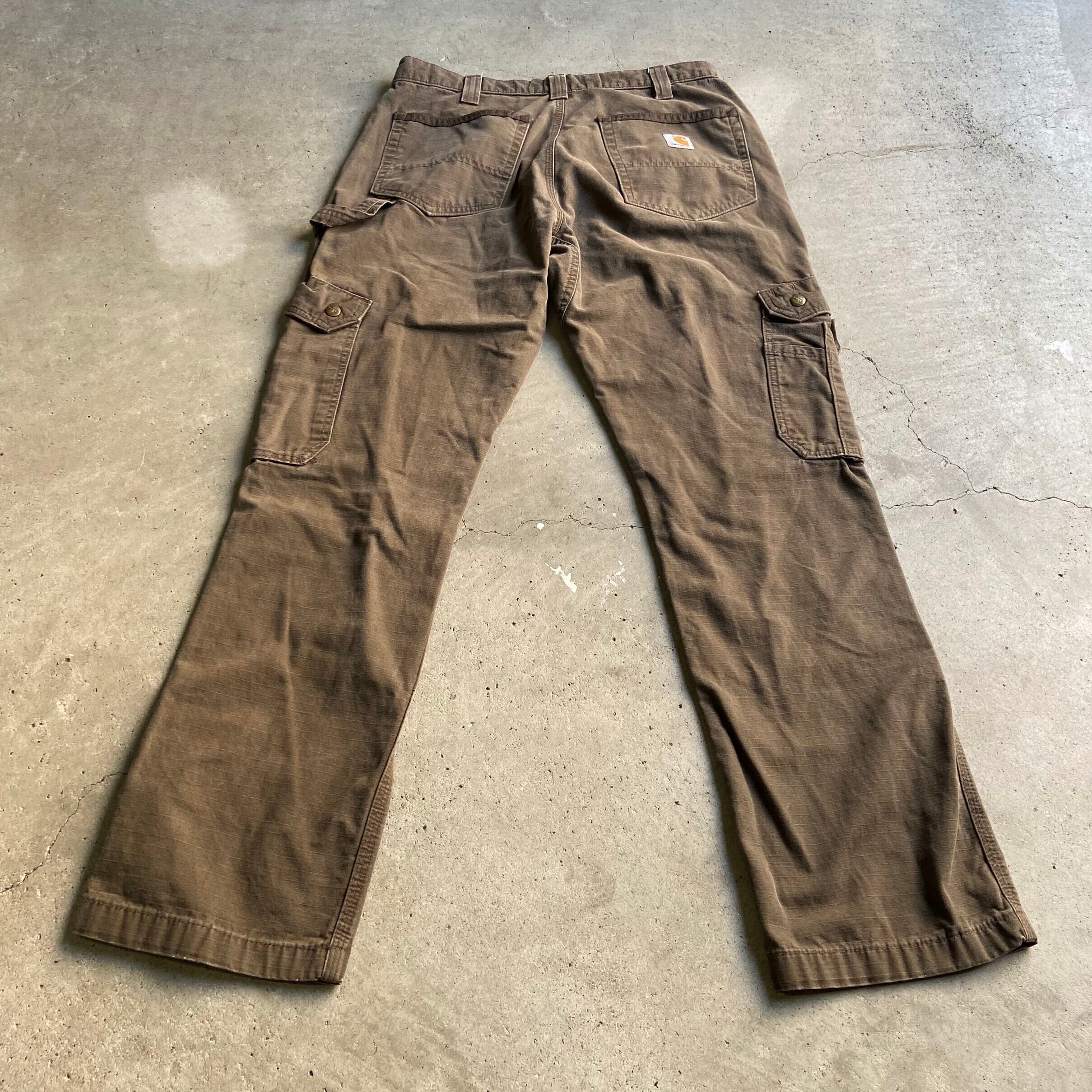 カーハート ダブルニーフェードブラウン W32