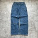 メキシコ製 デニム ダブルニー Carhartt B73-DST 33×34