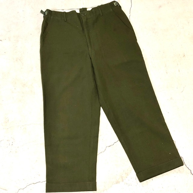 ⊕1980'S US ARMY M-51 WOOL TROUSERS M-R