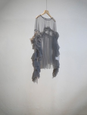 Decorative Tulle Tops / CHARCOAL