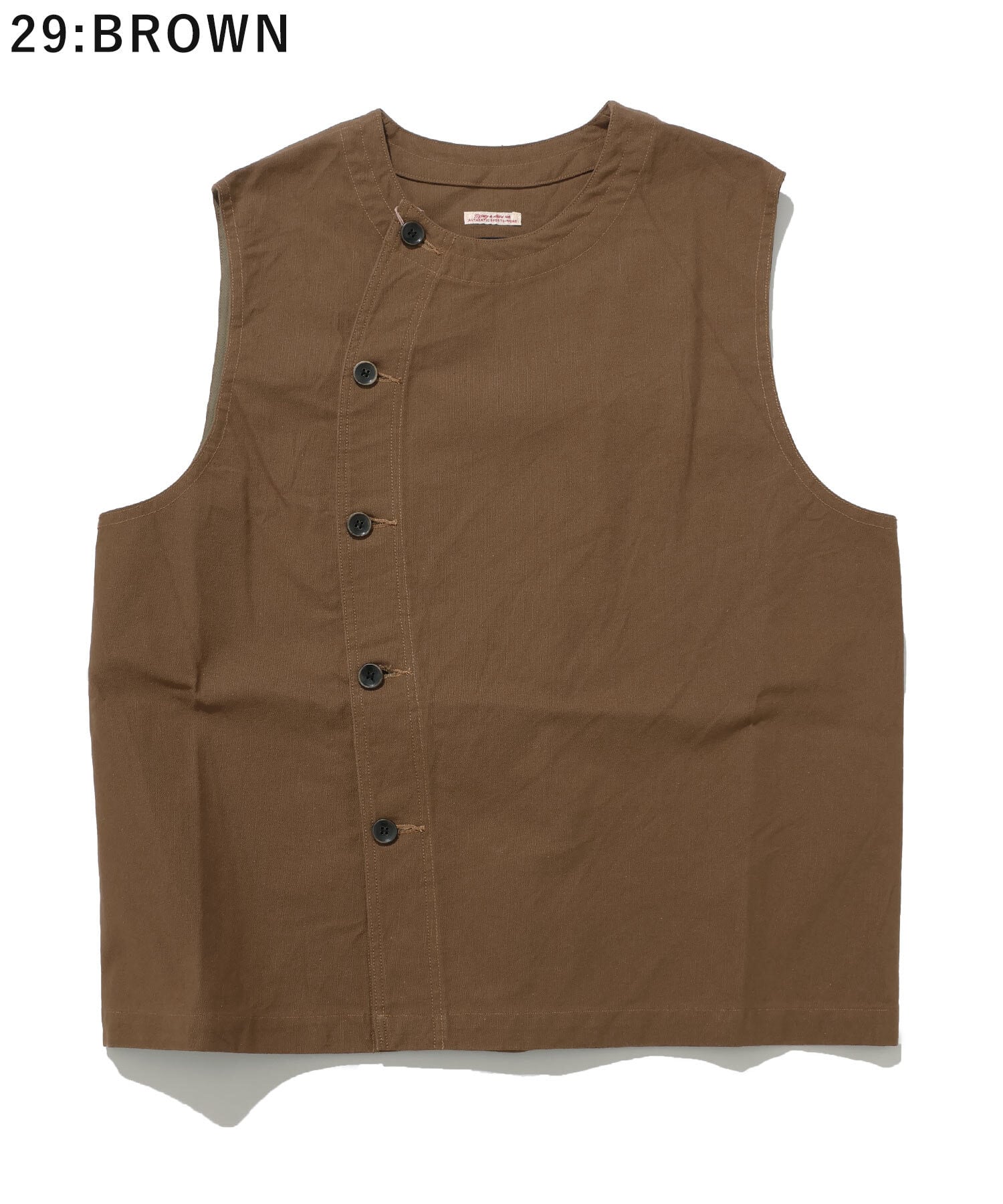 15OZ ARMY DUCK WAIST COAT 15OZ アーミー ダック ウエスト コート