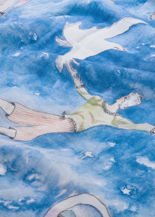 【 FORIVOR 】Large Muslins / 100cm X 100cm / Secret Skies（秘密の空）