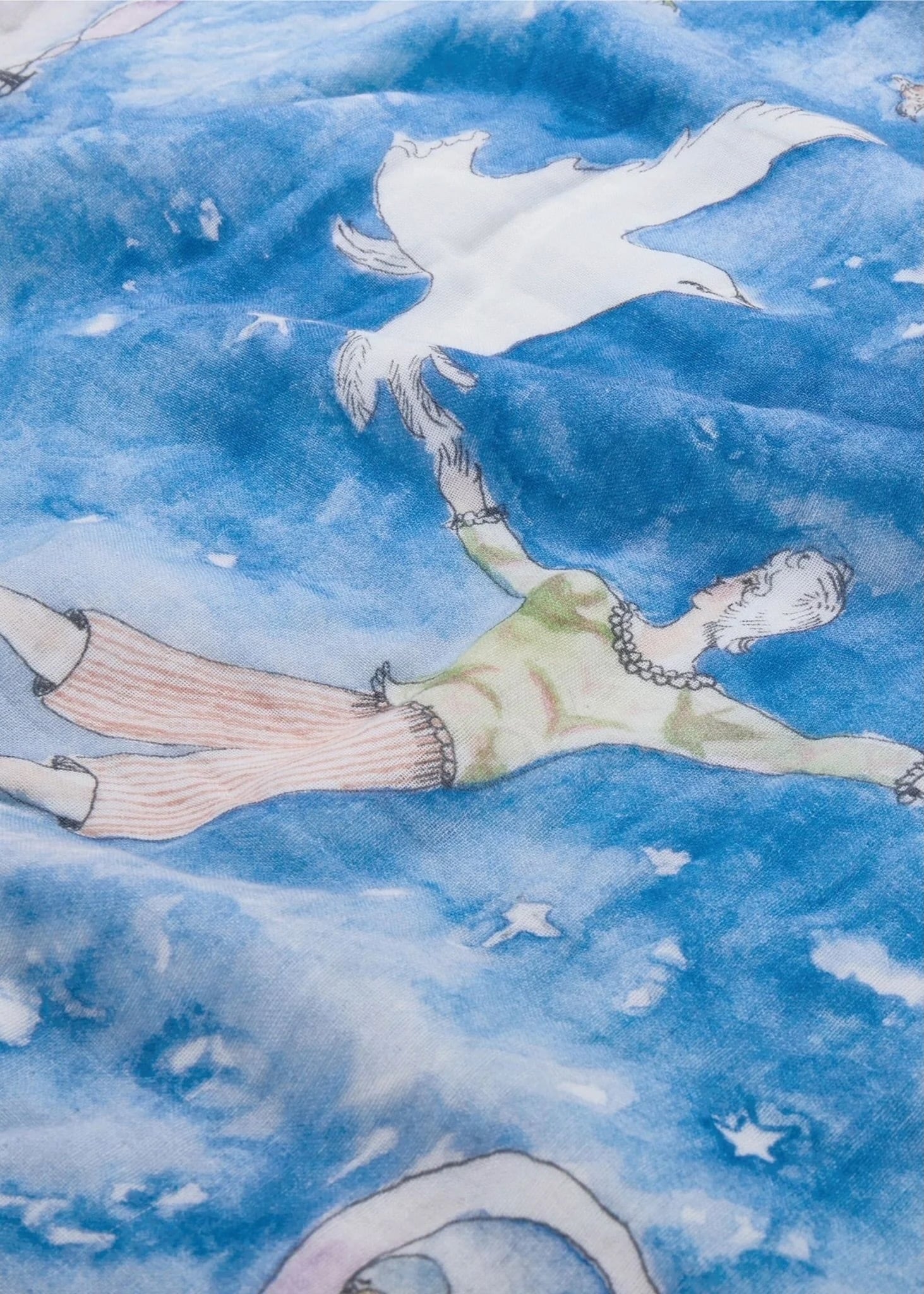 【 FORIVOR 】Large Muslins / 100cm X 100cm / Secret Skies(秘密の空)