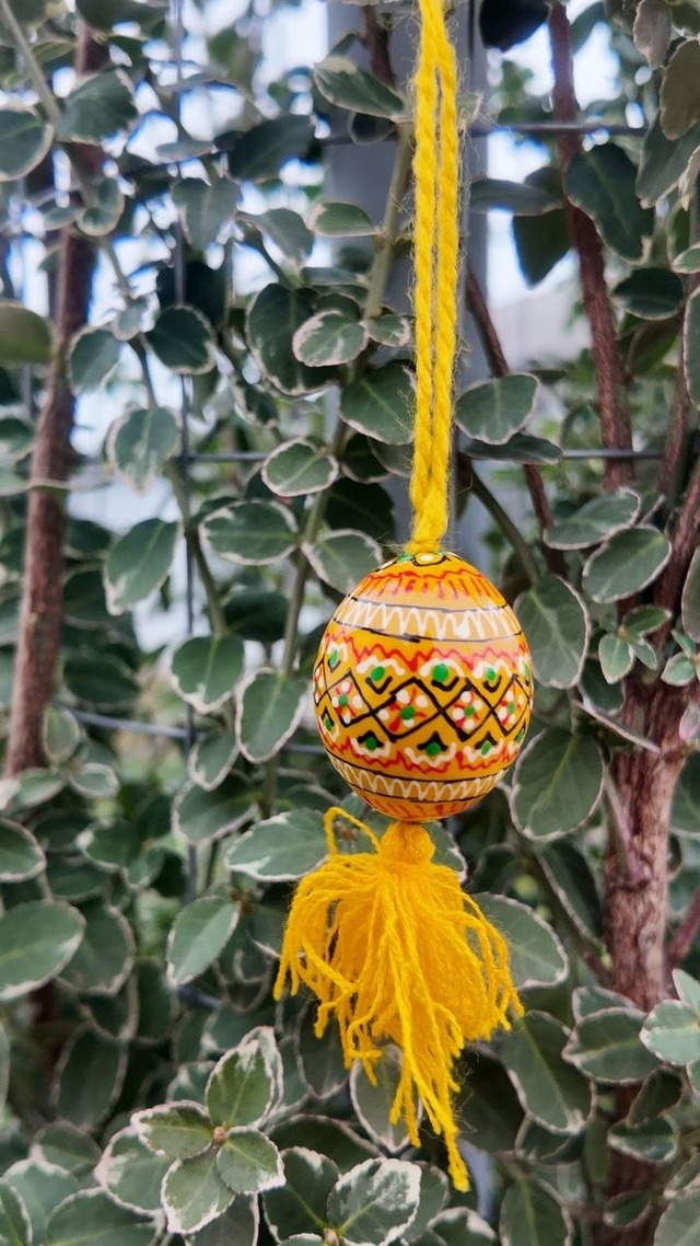 装飾用プィサンカ　小（イースターエッグ）　コロミヤ博物館モデル　