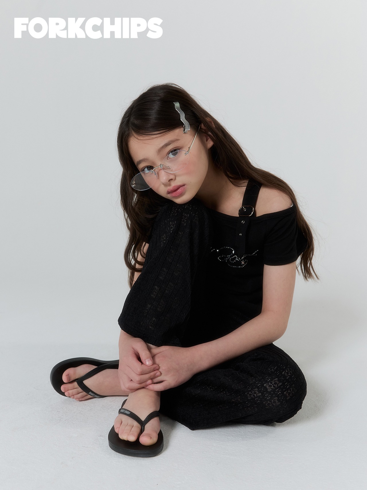 [FORKCHIPS] 슬릭실버안경 / [포크칩스] 슬릭실버안경