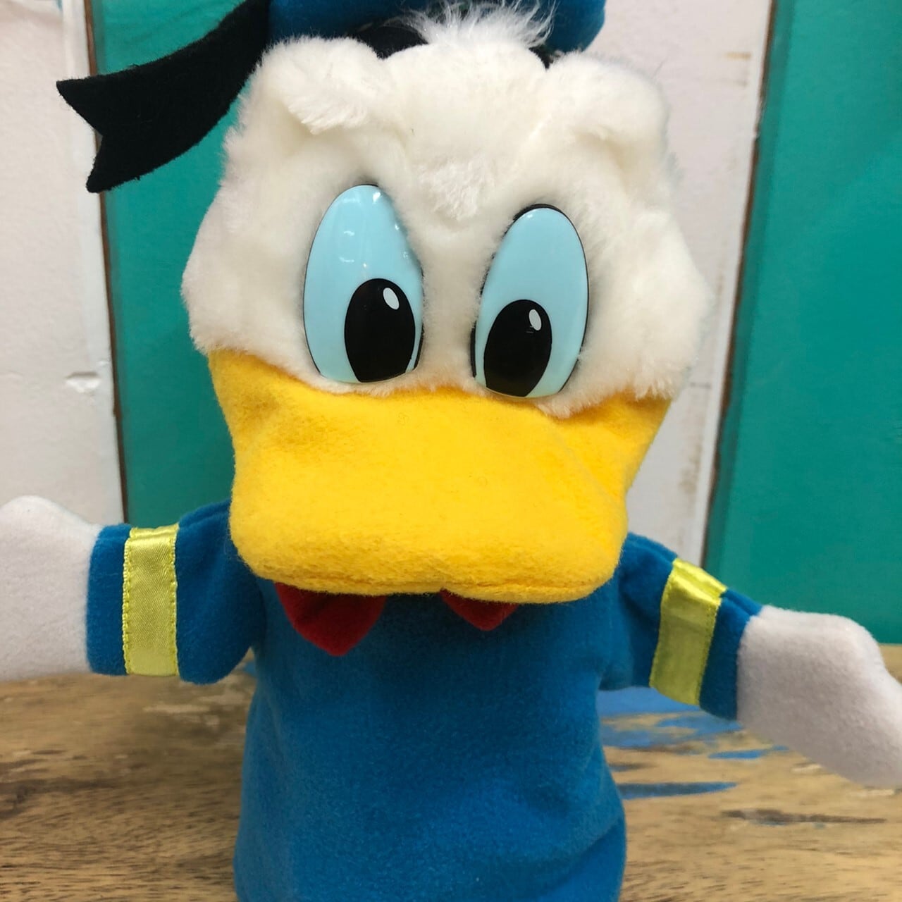 Disney Donald duck Puppet plush【ドナルドダック-パペットぬいぐるみ