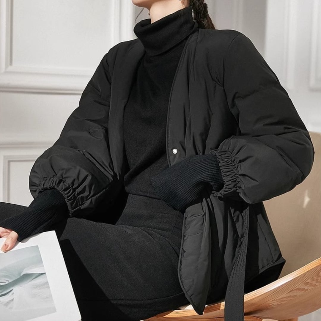 Vネック ダウン ジャケット 341298